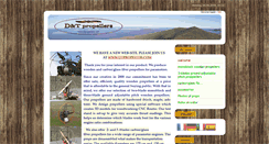 Desktop Screenshot of dtpropellers.com